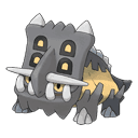 An image of the Pokemon Bastiodon #411 in the Pokedex