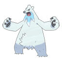 An image of the Pokemon Beartic #614 in the Pokedex