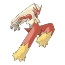 An image of the Pokemon Blaziken #257 in the Pokedex