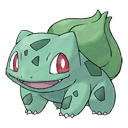 An image of the Pokemon Bulbasaur #1 in the Pokedex