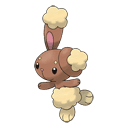 An image of the Pokemon Buneary #427 in the Pokedex