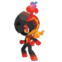 An image of the Pokemon Charcadet #935 in the Pokedex