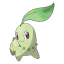 An image of the Pokemon Chikorita #152 in the Pokedex