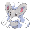 An image of the Pokemon Cinccino #573 in the Pokedex