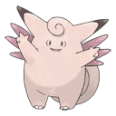 An image of the Pokemon Clefable #36 in the Pokedex