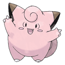 An image of the Pokemon Clefairy #35 in the Pokedex
