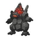 An image of the Pokemon Coalossal #839 in the Pokedex