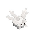 An image of the Pokemon Corsola Galarian Form #222 in the Pokedex