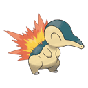 An image of the Pokemon Cyndaquil #155 in the Pokedex