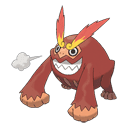 An image of the Pokemon Darmanitan #555 in the Pokedex