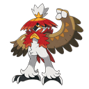 An image of the Pokemon Decidueye Hisuian Form #724 in the Pokedex