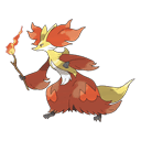 An image of the Pokemon Delphox #655 in the Pokedex