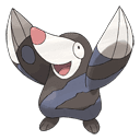 An image of the Pokemon Drilbur #529 in the Pokedex