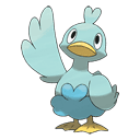 An image of the Pokemon Ducklett #580 in the Pokedex