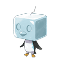 An image of the Pokemon Eiscue Ice Face #875 in the Pokedex