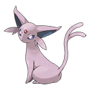 An image of the Pokemon Espeon #196 in the Pokedex