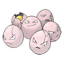 An image of the Pokemon Exeggcute #102 in the Pokedex