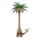 An image of the Pokemon Exeggutor Alolan Form #103 in the Pokedex
