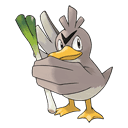 An image of the Pokemon Farfetch'd #83 in the Pokedex
