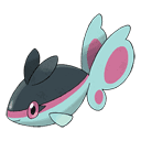 An image of the Pokemon Finneon #456 in the Pokedex