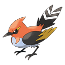 An image of the Pokemon Fletchinder #662 in the Pokedex