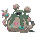 An image of the Pokemon Garbodor #569 in the Pokedex