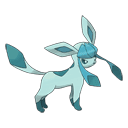An image of the Pokemon Glaceon #471 in the Pokedex
