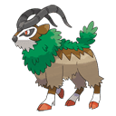 An image of the Pokemon Gogoat #673 in the Pokedex