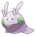 An image of the Pokemon Goomy #704 in the Pokedex
