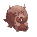 An image of the Pokemon Greedent #820 in the Pokedex