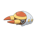 An image of the Pokemon Grubbin #736 in the Pokedex