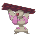 An image of the Pokemon Gurdurr #533 in the Pokedex