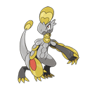 An image of the Pokemon Hakamo-o #783 in the Pokedex