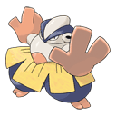 An image of the Pokemon Hariyama #297 in the Pokedex