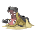 An image of the Pokemon Hippowdon #450 in the Pokedex