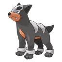 An image of the Pokemon Houndour #228 in the Pokedex