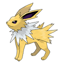 An image of the Pokemon Jolteon #135 in the Pokedex