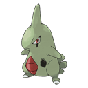An image of the Pokemon Larvitar #246 in the Pokedex