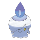 An image of the Pokemon Litwick #607 in the Pokedex