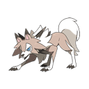 An image of the Pokemon Lycanroc Midday Form #745 in the Pokedex
