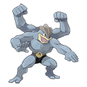 An image of the Pokemon Machamp #68 in the Pokedex