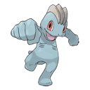 An image of the Pokemon Machop #66 in the Pokedex