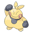 An image of the Pokemon Makuhita #296 in the Pokedex