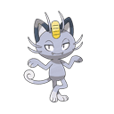 An image of the Pokemon Meowth Alolan Form #52 in the Pokedex