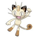 An image of the Pokemon Meowth #52 in the Pokedex