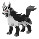An image of the Pokemon Mightyena #262 in the Pokedex
