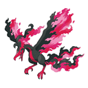 An image of the Pokemon Moltres Galarian Form #146 in the Pokedex