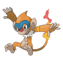 An image of the Pokemon Monferno #391 in the Pokedex