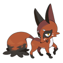 An image of the Pokemon Nickit #827 in the Pokedex