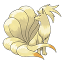 An image of the Pokemon Ninetales #38 in the Pokedex